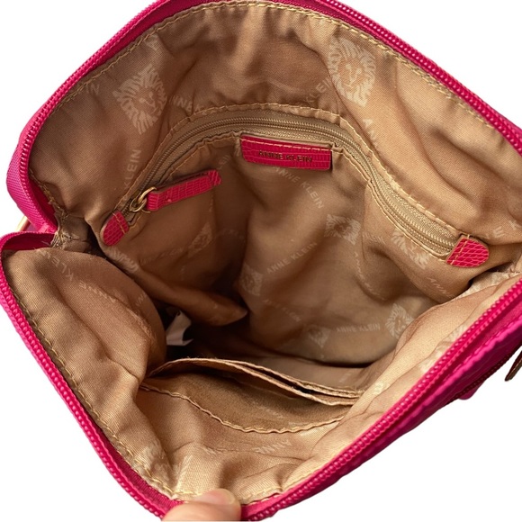 Anne Klein Dark Pink Crossbody Bag **read description** - Picture 13 of 15